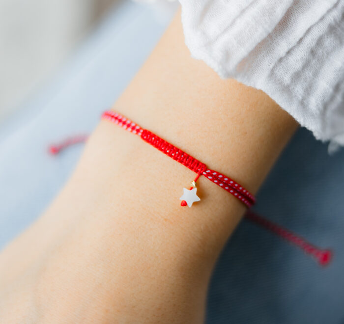 Bratara martisor cu o biluta aur 14k M1 - imagine 3