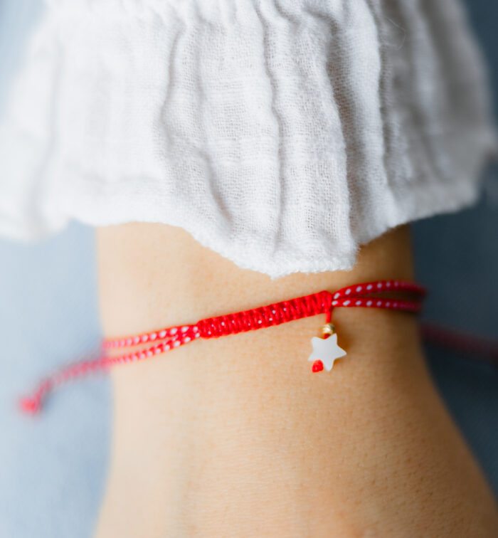 Bratara martisor cu o biluta aur 14k M1 - imagine 4