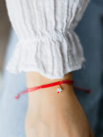 Bratara martisor cu o biluta aur 14k M1 - imagine 2