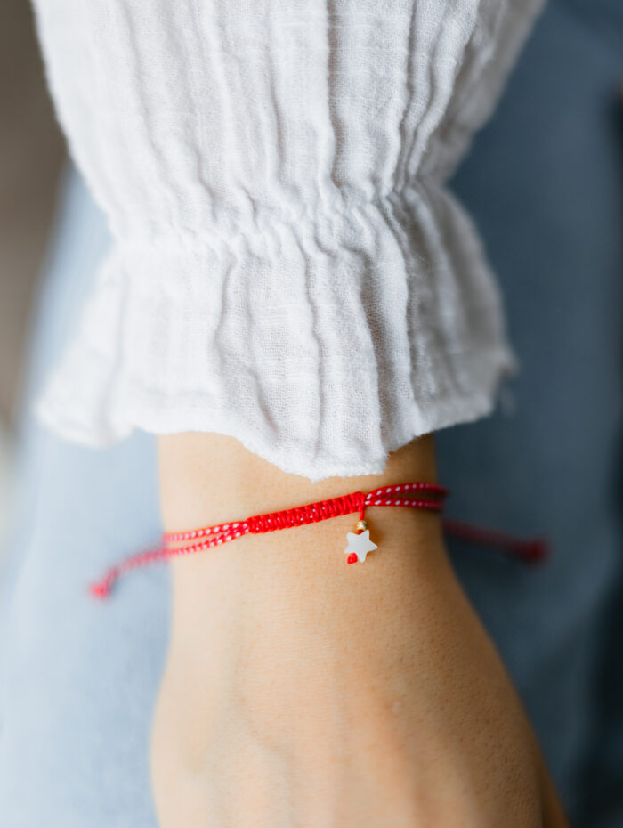 Bratara martisor cu o biluta aur 14k M1 - imagine 2