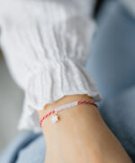 Bratara martisor cu o biluta aur 14k M2 - imagine 5