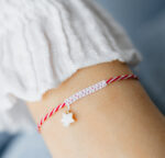 Bratara martisor cu o biluta aur 14k M2