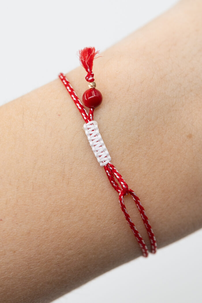 Bratara martisor cu o biluta aur 14k M24 - imagine 3