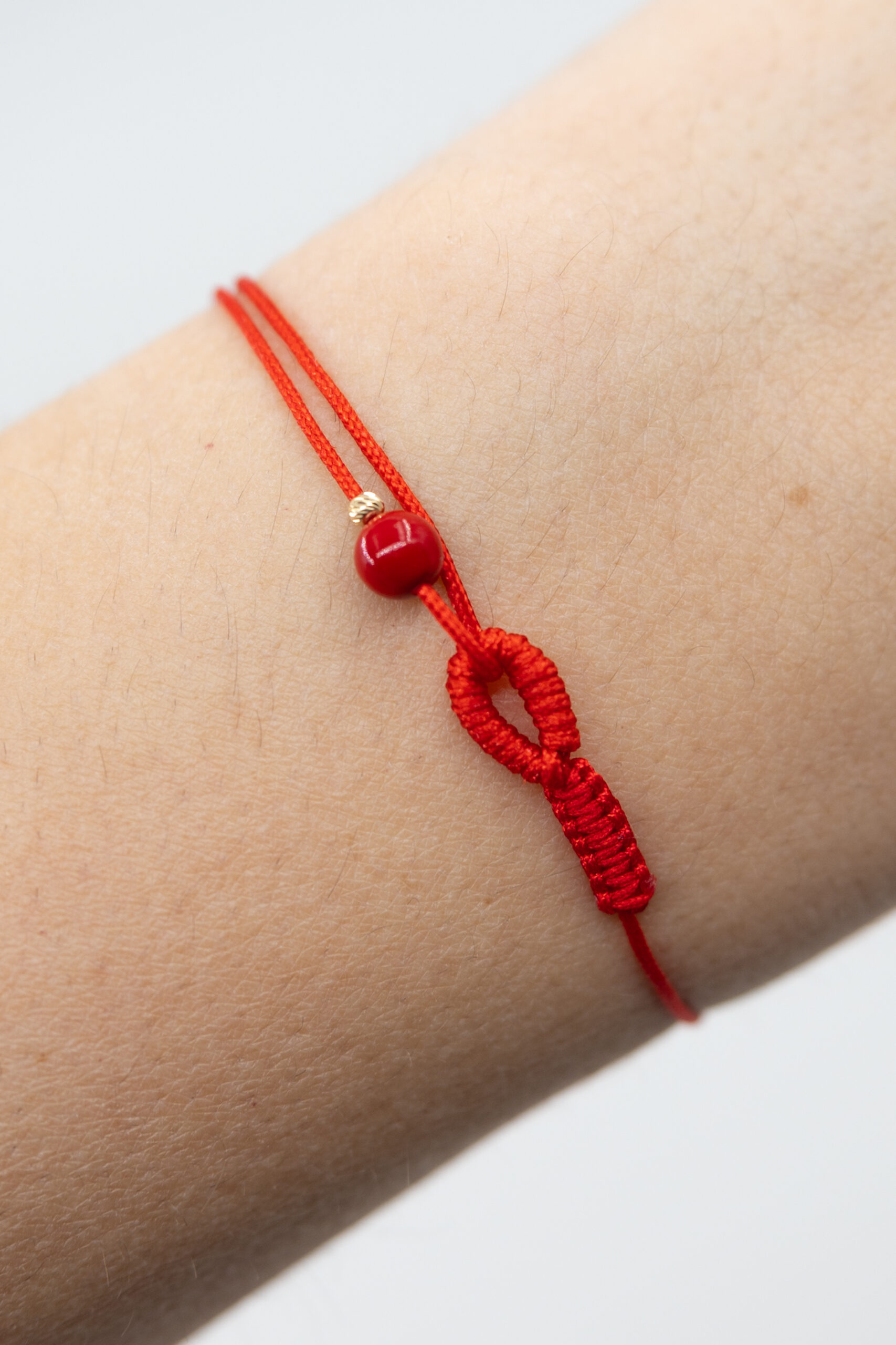 PT8A8511 Bratara martisor cu o biluta aur 14k M25 - imagine 1