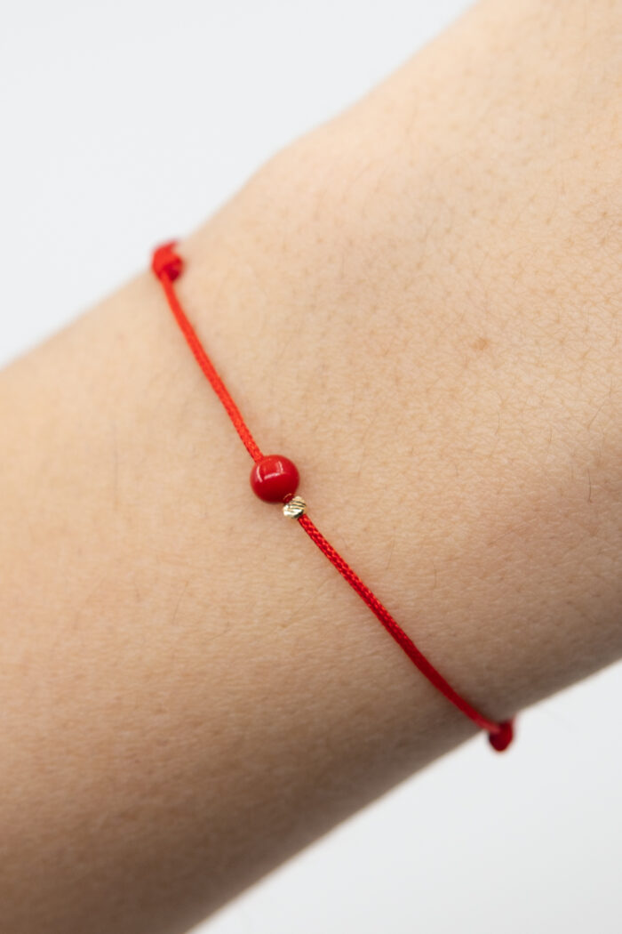 Bratara martisor cu o biluta aur 14k M26 - imagine 1